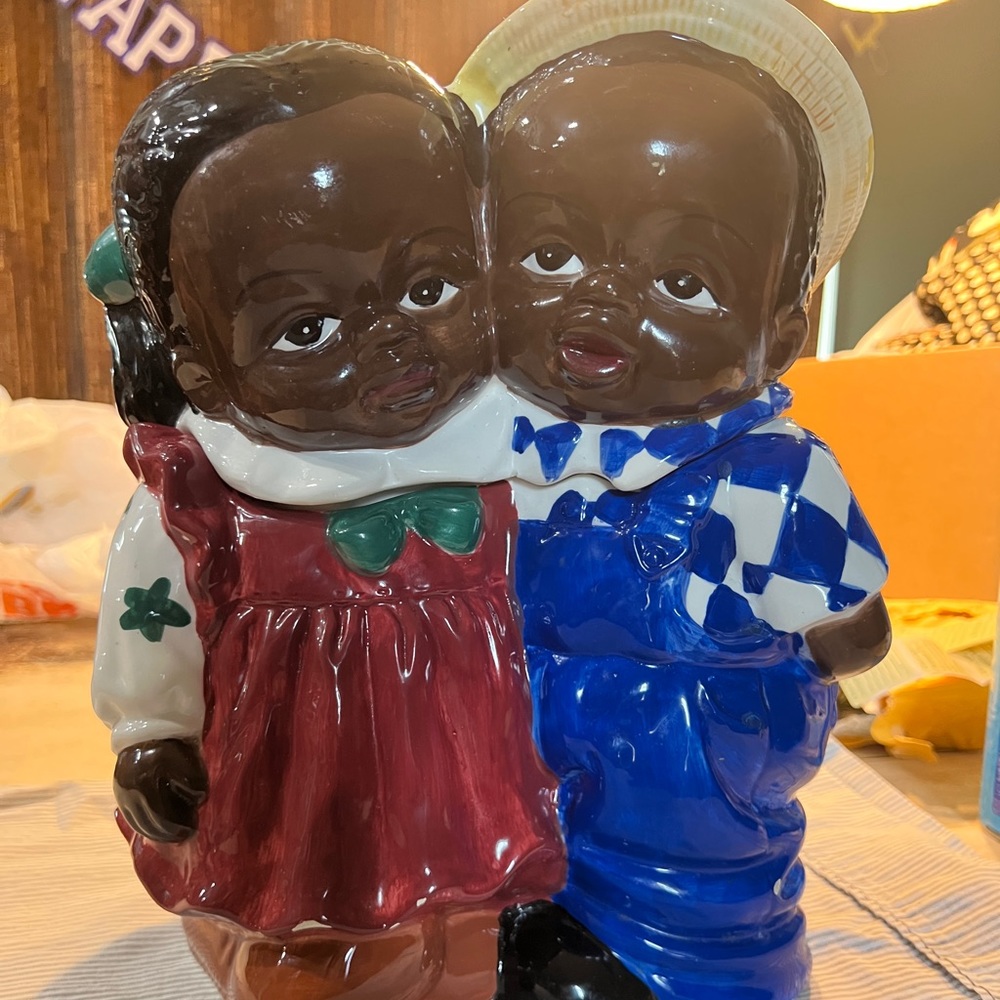 Vintage. Used. Cookie jar